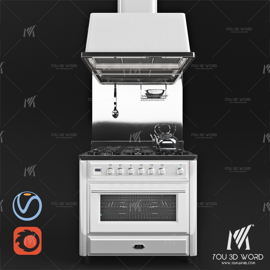 Kitchen unit Ilve Majestic MT-90